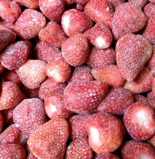 速冻草莓粒 新鲜冷冻草莓肉 工厂直销水果树莓  冷饮餐饮店用10kg